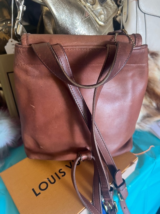 Coach 1996 Vintage Bantam British Tan Small Backpack - Picture 5 of 10